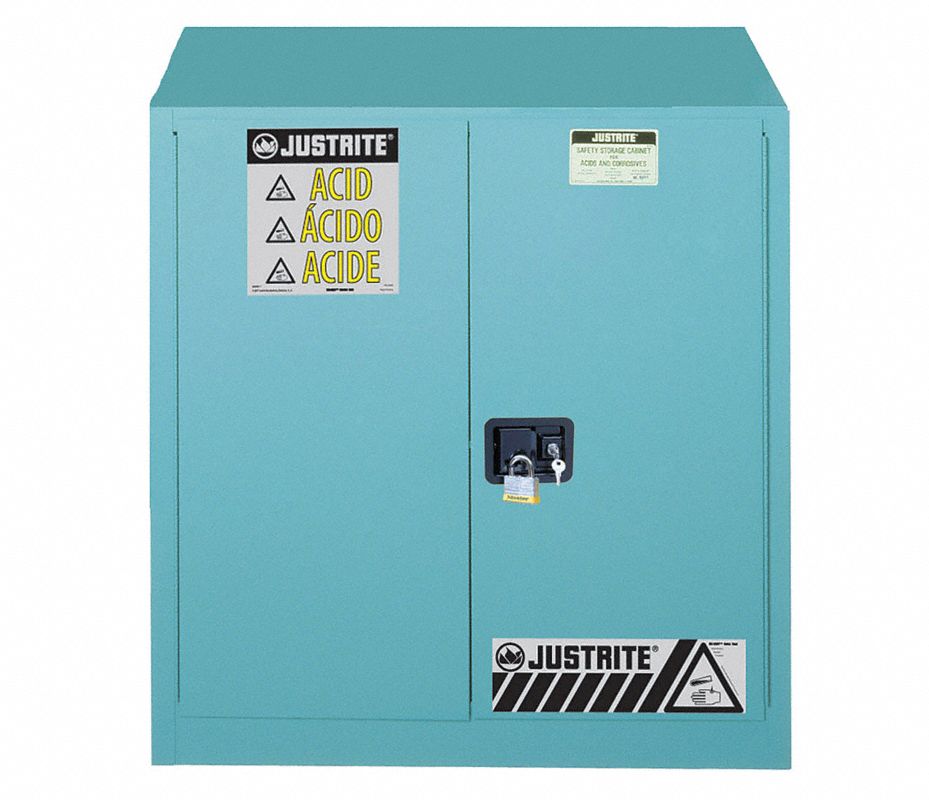 JUSTRITE Gabinete de Seguridad para Sustancias Corrosivas, Capacidad de