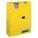 FLAMMABLES SAFETY CABINET, STANDARD, 60 GALLON, 43 X 18 X 65 IN, YELLOW, SELF-CLOSING