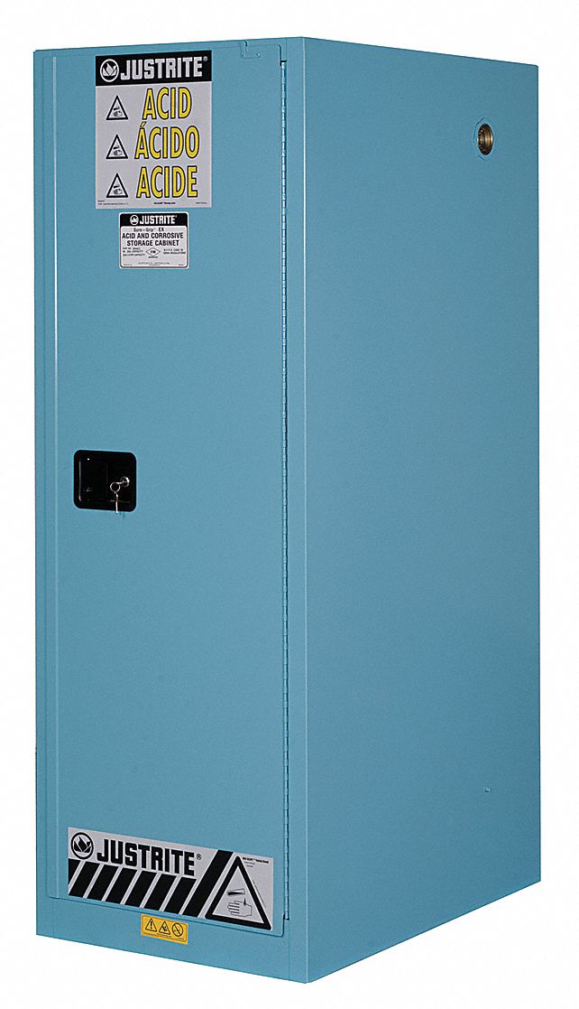 Std Slimline, 54 gal, Corrosives Safety Cabinet - 102WY8|895422 - Grainger