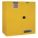 FLAMMABLES SAFETY CABINET, STANDARD, VERTICAL, 110 GALLON, 2 DRUM CAPACITY, 59X34X65 IN