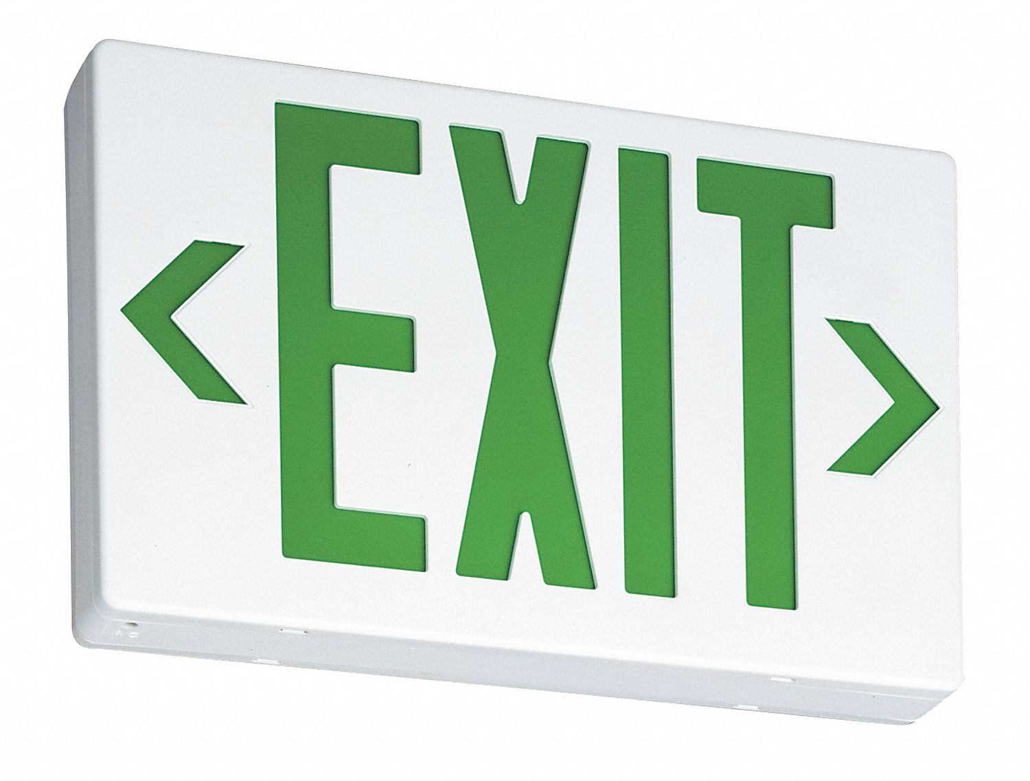 LITHONIA LIGHTING Exit Sign, 3.80W, Green, 2 Faces - 13M594|EXG - Grainger