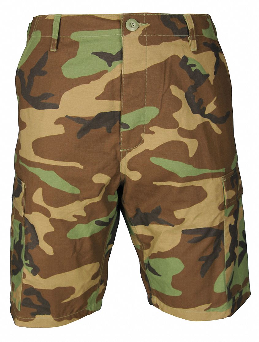 mens camo sweat shorts