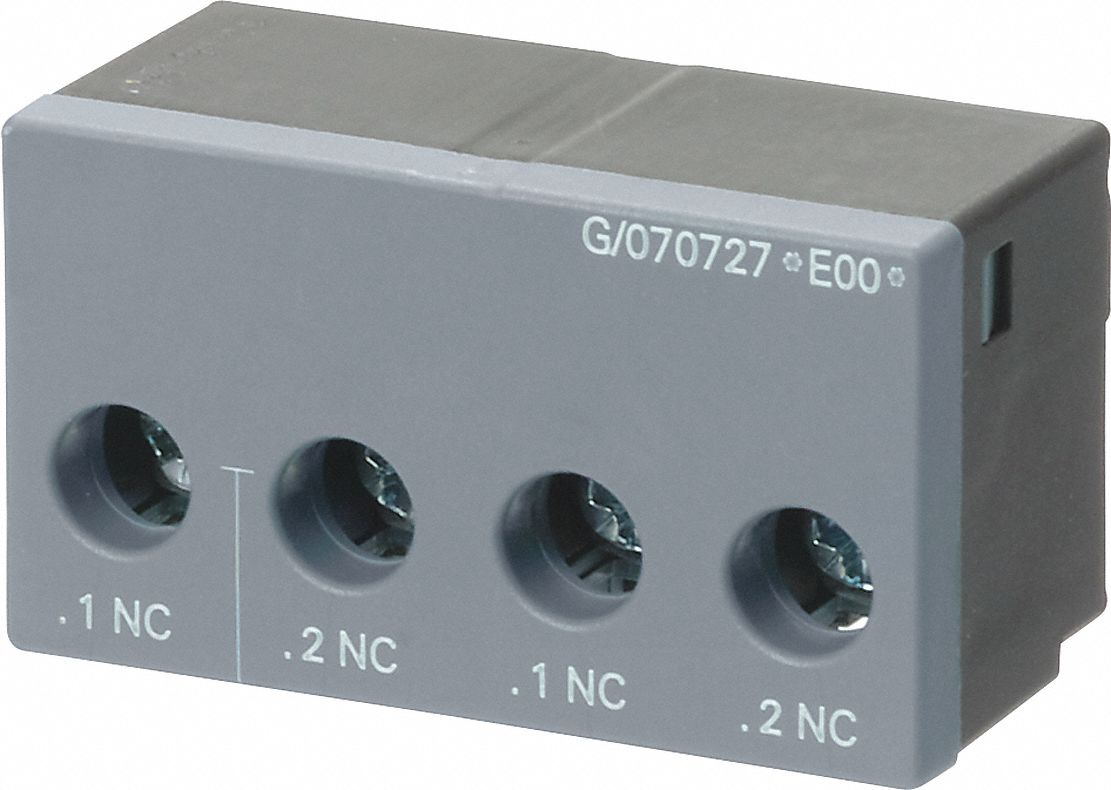 SIEMENS Auxilary Switch, Screw Connection Type, Plugin Mounting