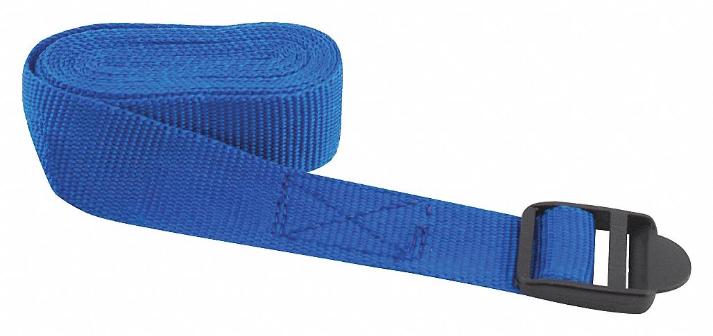 HANDY STRAP, BLUE, 1 IN W X 6 FT L, 90-DAY WARRANTY