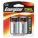 BATTERY, FLAT TERMINAL, DISPOSABLE, 1.5 V, SIZE C, ALKALINE, PK 2