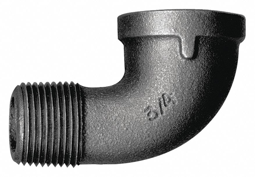 ELBOW, IRON, 90 °  STREET ELBOW, BLACK, 150 PSI, 2 IN