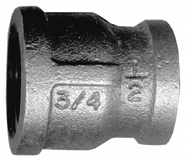 METAL PIPE FITTING, COUPLING 1 IN TO 3/4 IN