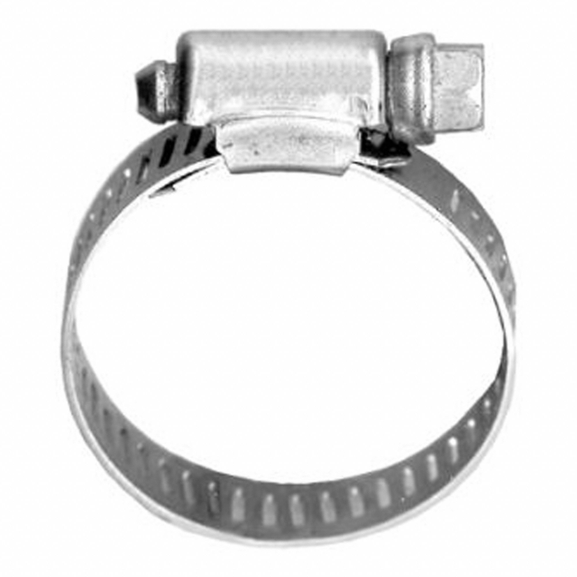 WORM GEAR HOSE CLAMP, HC5 SERIES, STAINLESS STEEL, 1.81 IN TO 2.75 IN INSIDE DIAMETER