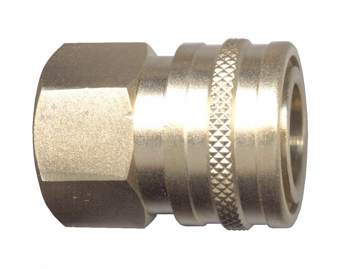 BRASS PRES WASH COUPLER 1/4 FPT