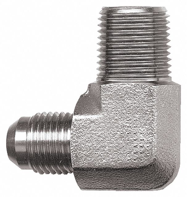 FLANGE 90 ELBOW 3/4 M JIC X 3/4 FL 62