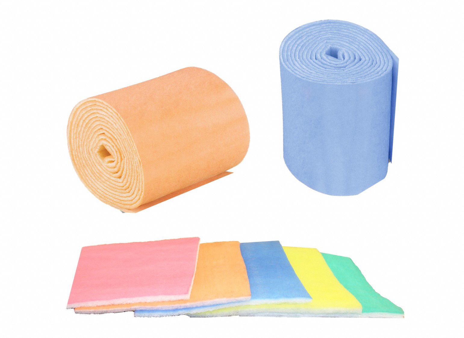 AEROSTAR FILTER MEDIA ROLL, 75 FT X 25 IN X 2 IN, POLYESTER Air