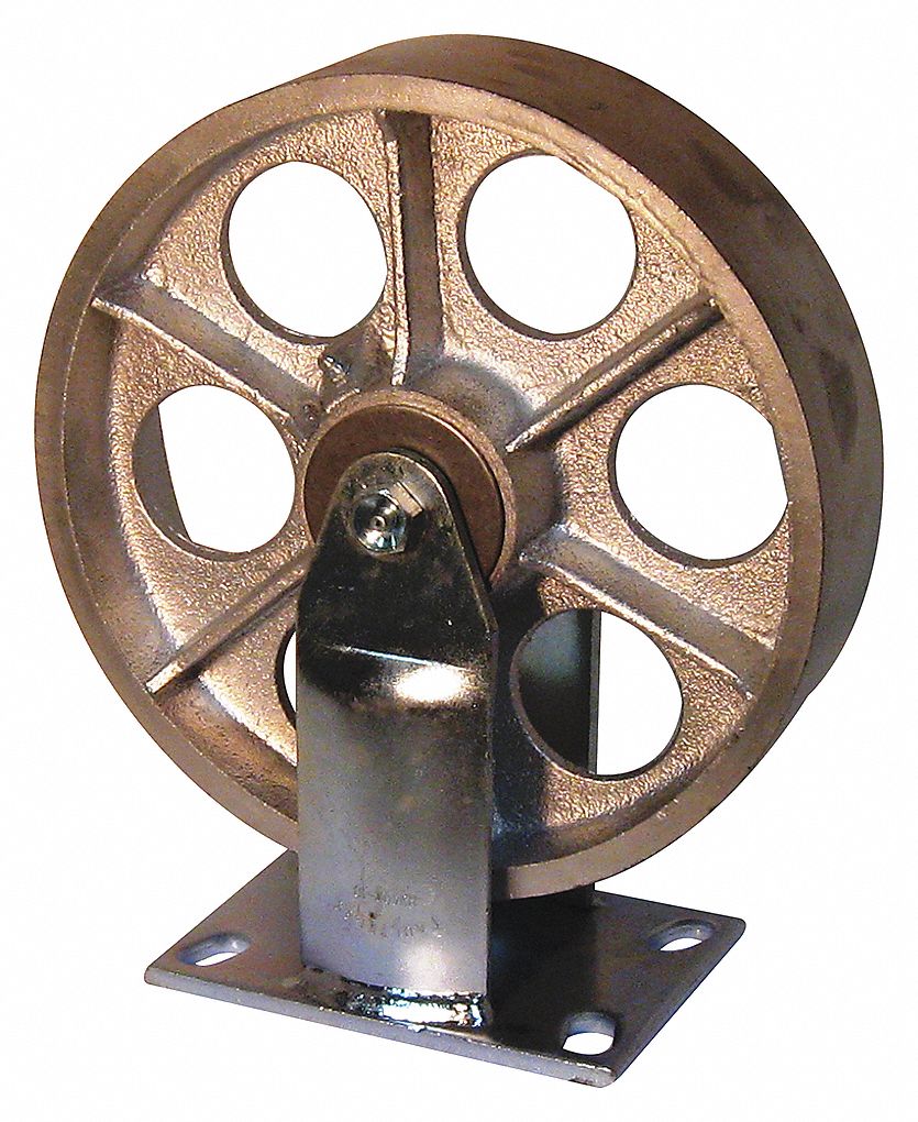 CASTER RIG 10IN SEMI-STEEL 1500#