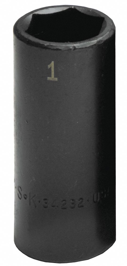Impact Socket, 1/2" Drive, 21mm Size