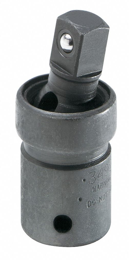 Impact Universal Joint, Overall Length 2 5/8 in Grainger
