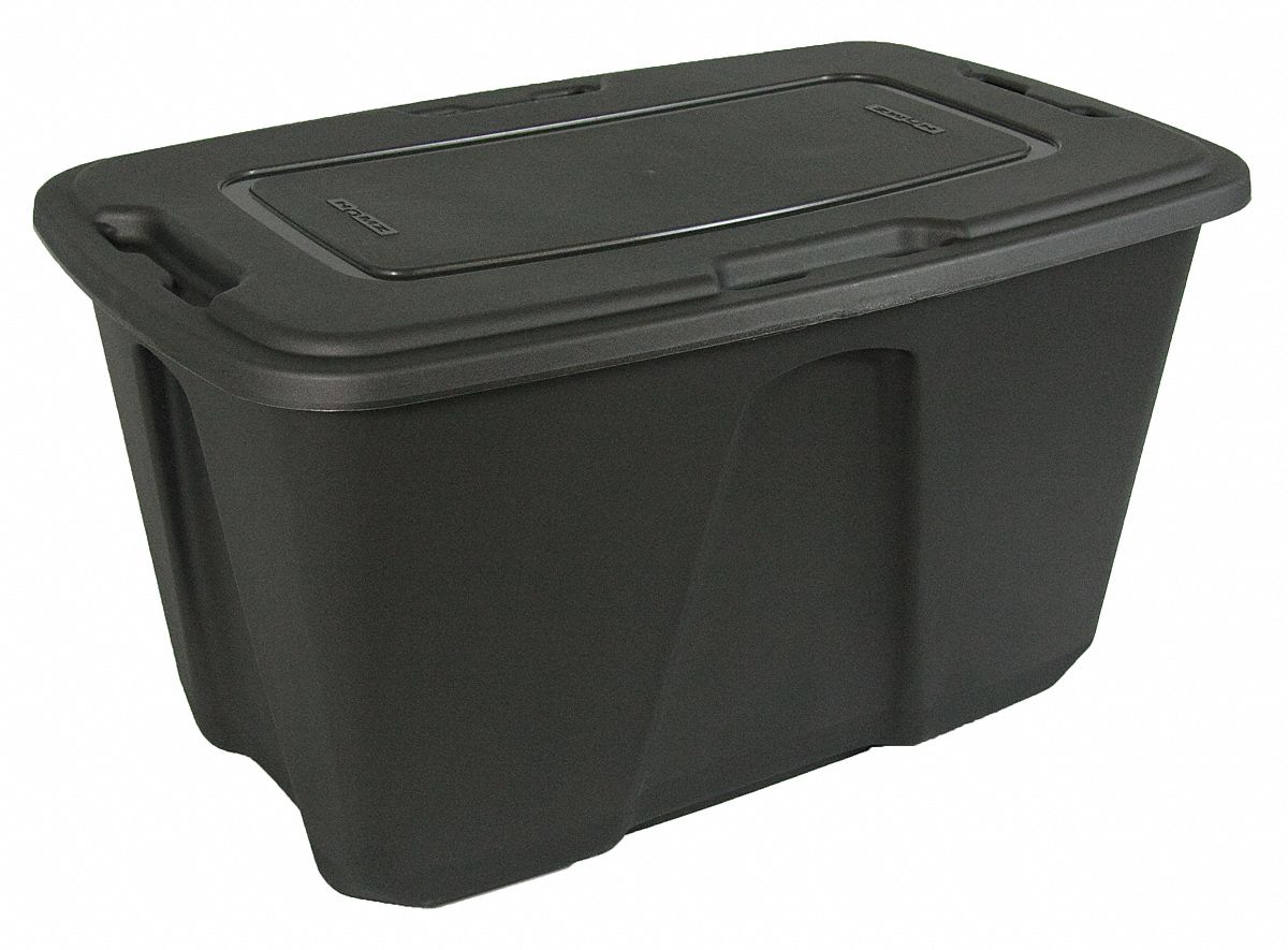 HOMZ, 49 gal, 38 1/8 in x 24 in x 18 1/2 in, Storage Tote - 13N888