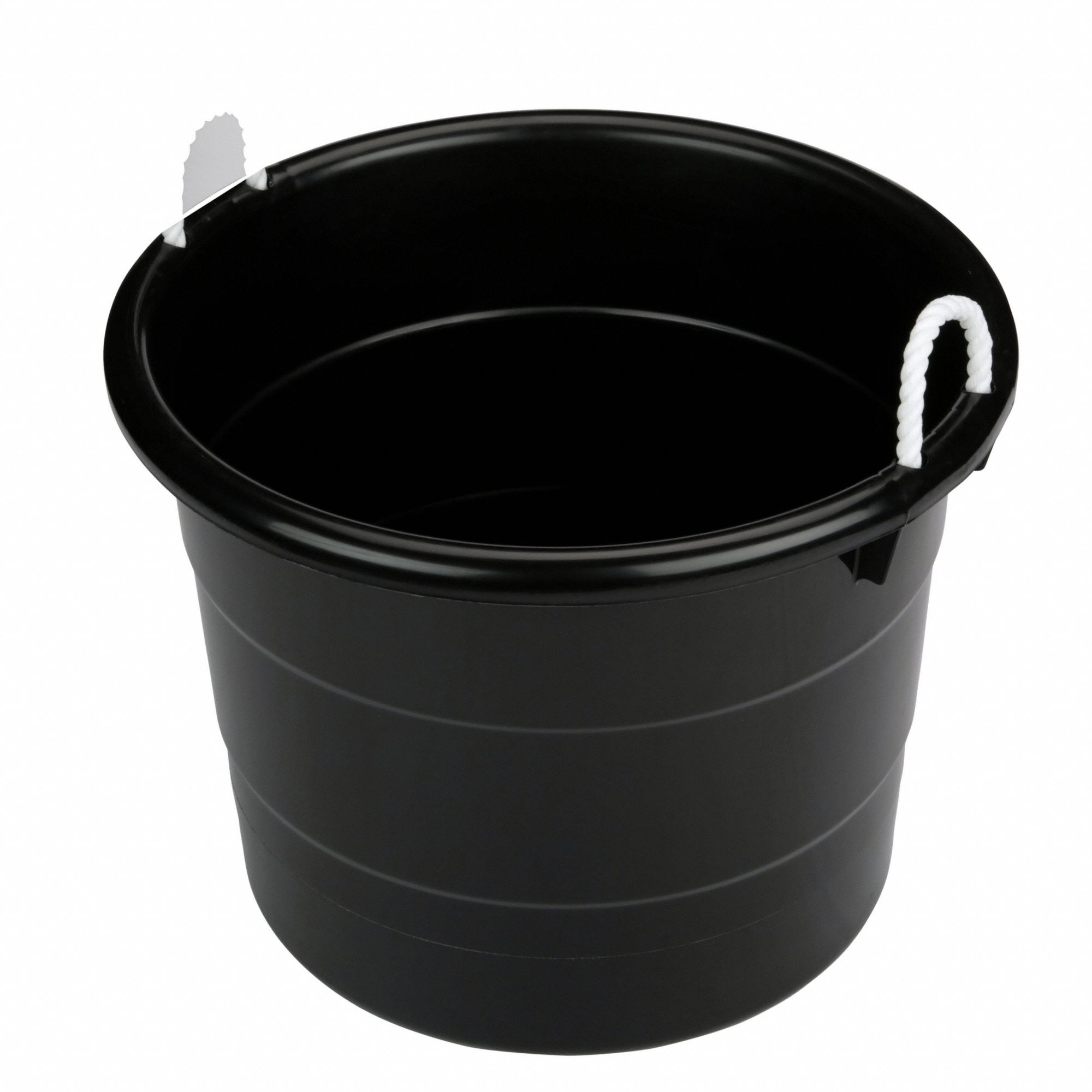 Storage Tub: 21 1/2 in Outside Wd, 16 1/2 in Outside Ht, 18.0 gal Capacity,  Navy, Polypropylene