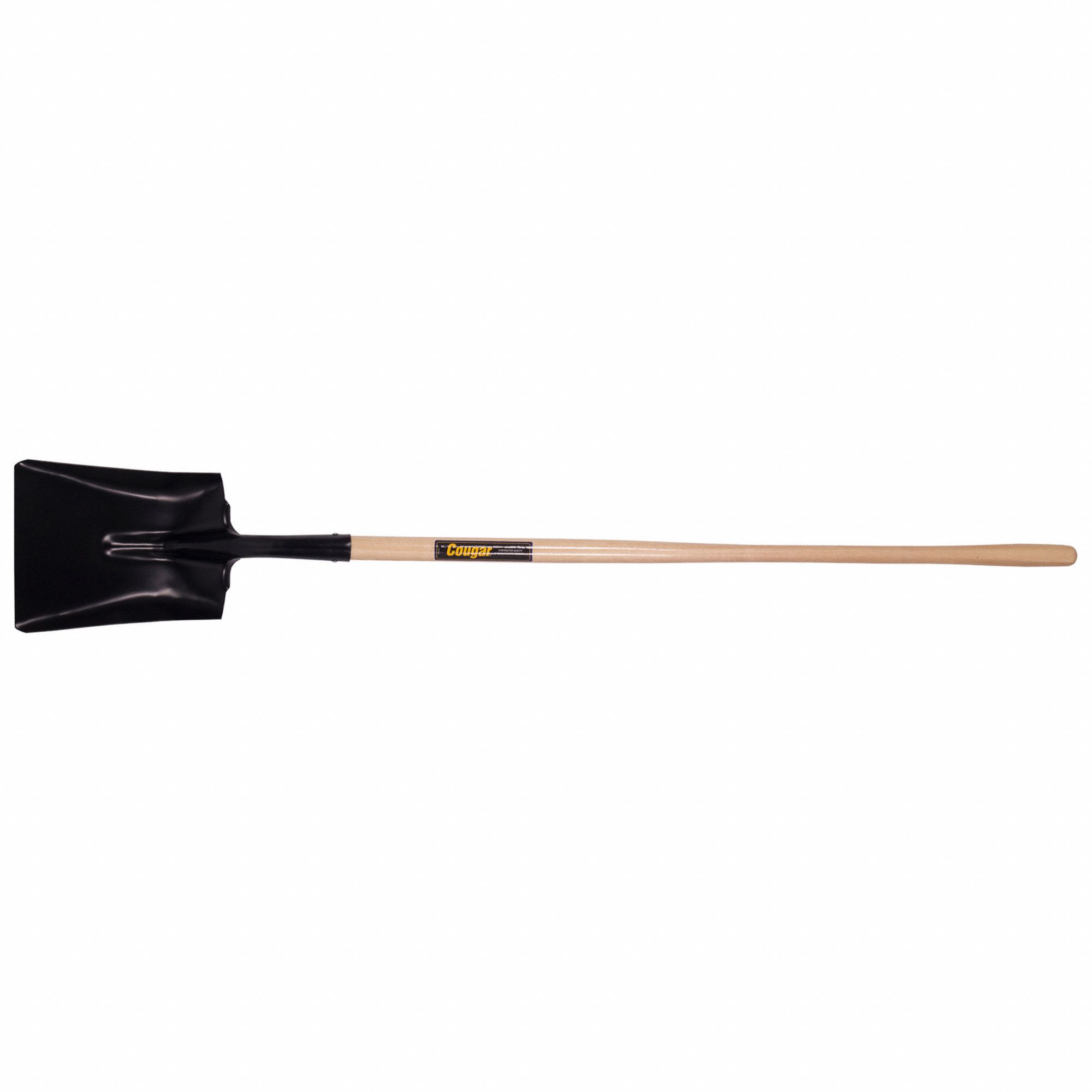 SHOVEL, SQUARE POINT, LONG HANDLE, 61-1/2 X 8-1/2 IN