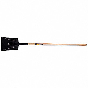 SHOVEL, SQUARE POINT, LONG HANDLE, 61-1/2 X 8-1/2 IN