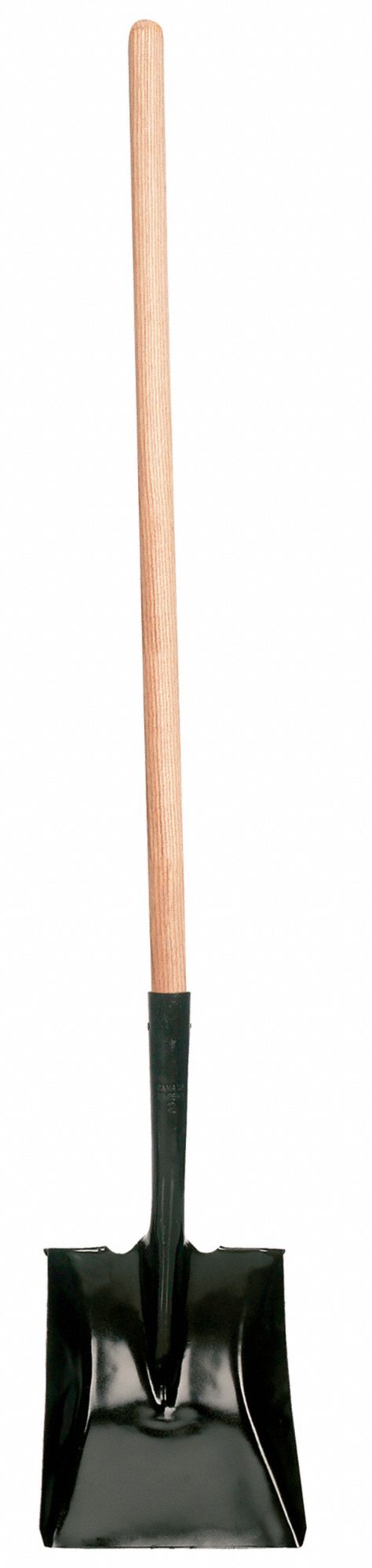 SHOVEL, 139.7 CM L, 106.7 CM HARDWOOD HANDLE, 27.9 CM L STEEL BLADE