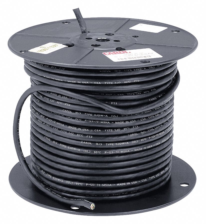 CAROL 02722 Cavo Di Servizio SOOW Nero 16/2 25 Piedi - Foto 8