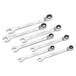 WRENCH SET,RATCHETING 7 PC.