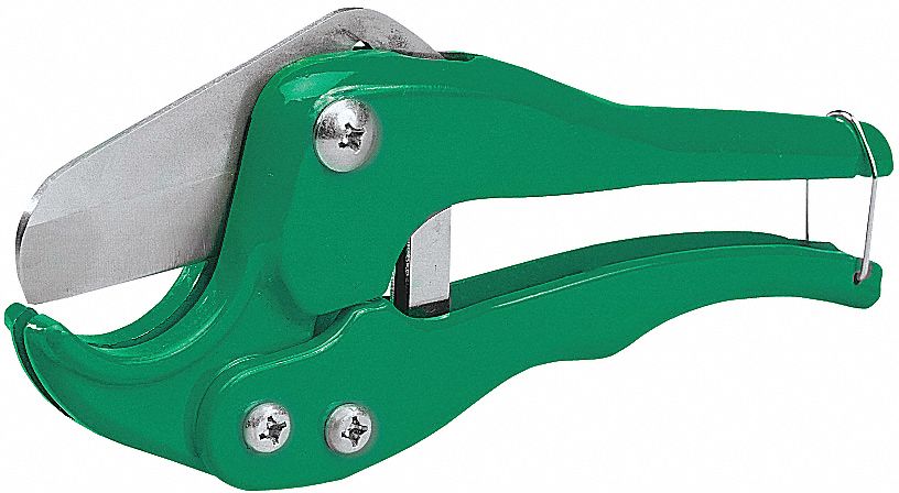 PIPE CUTTER, 1¼ IN OD CUTTING CAPACITY, RATCHETING, 8 IN TOOL L, REPL BLADE KIT # 00355