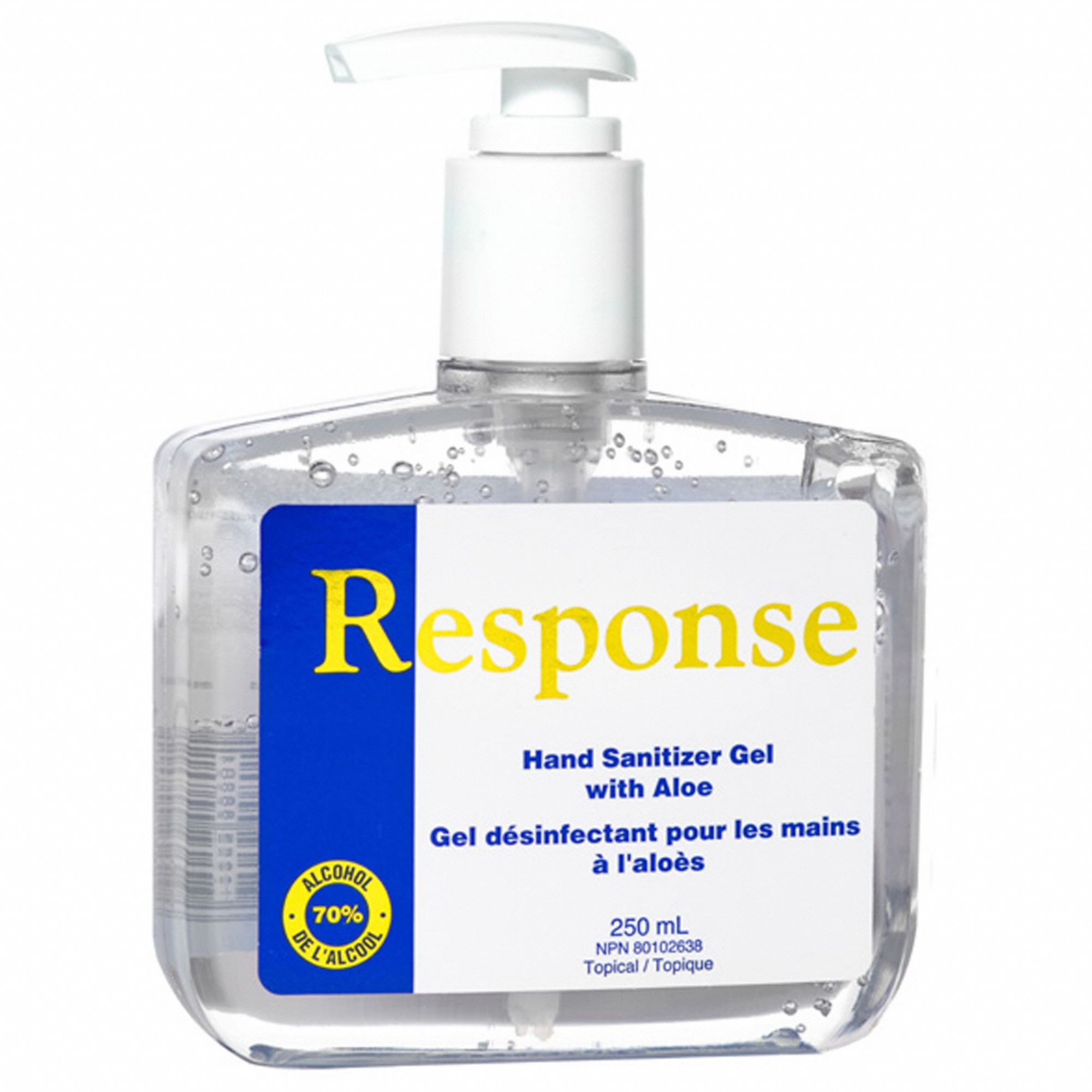 HAND SANITIZER, ANTIBACTERIAL, WITH ALOE, HONEY/CHERRY SCENT, 70% ALCOHOL, GEL, 250 ML, 12 CA