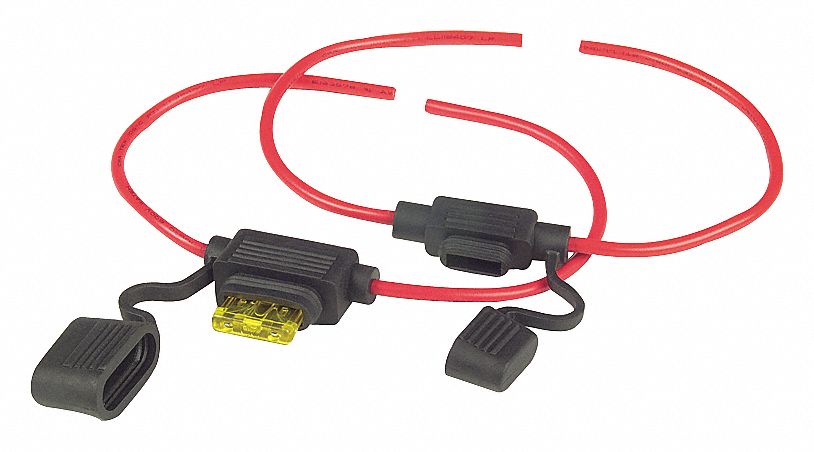 FUSEHOLDER 14GA W CAP 20 AMP