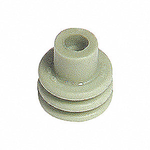 CABLE SEAL, OEM PART#12015323, WIRE RANGE 20-18 GAUGE, GREEN, SILICONE, PK10