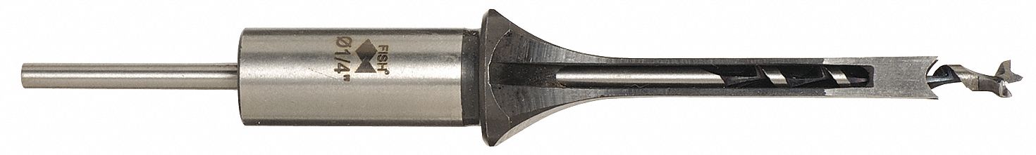 Mortise Bit: 5/16 in Drill Bit Size, 5/16 in Overall Lg, 5/16 in Shank Dia, Hex Shank