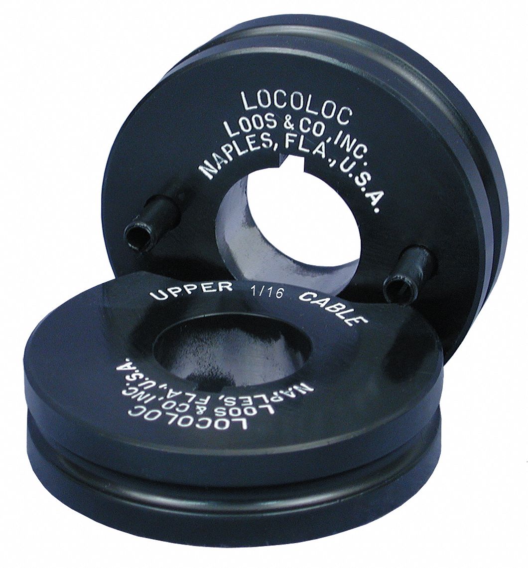 LOOS Straight Shank Terminal Die Set, 1/16, PR 13P076M1S2 Grainger