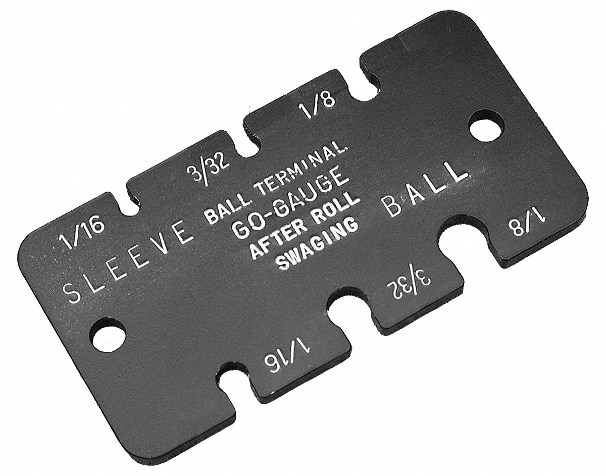 Ball Terminal Gauge 1/16 to 1/8