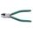 DIAGONAL CUTTING PLIER, FLUSH, STRAIGHT, 5/8 IN JAW L, 1/2 IN JAW W, 6 1/2 IN OVERALL L