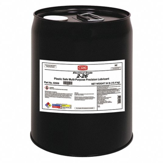 CRC Electrical Lubricant, -50° to 250°F, No Additives, Net Fill 5 gal ...