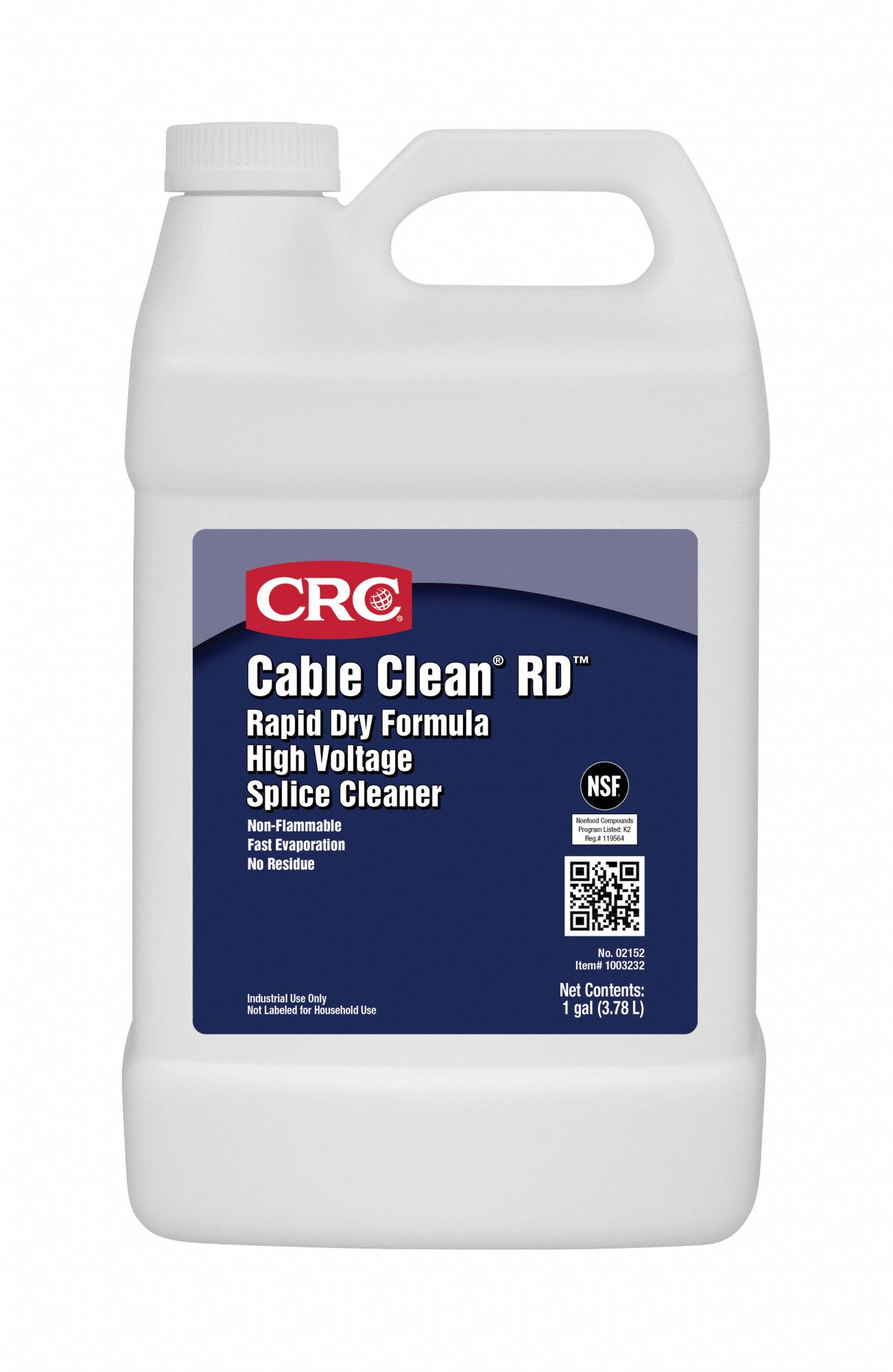 CRC, Jug, 1 gal, Electrical Cable Cleaner 13P44302152 Grainger
