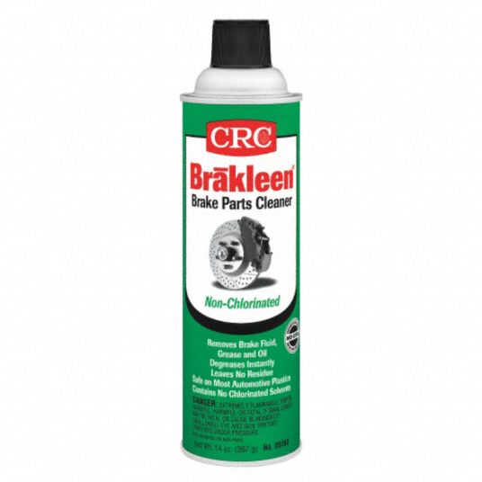 CRC Brake Parts Cleaner: Solvent, Liquid, Non-Chlorinated, Flammable,  Bottle, 1 gal Container Size - 33KL41