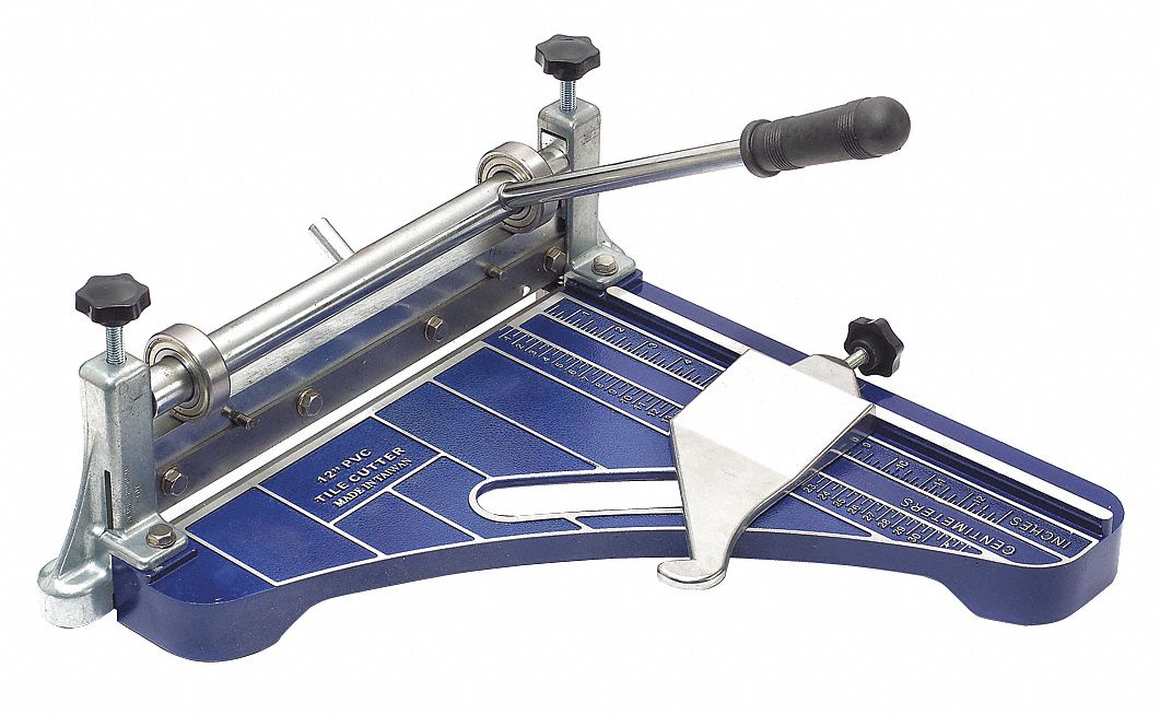 VINYL TILE CUTTER,12 IN CAP.,BLUE