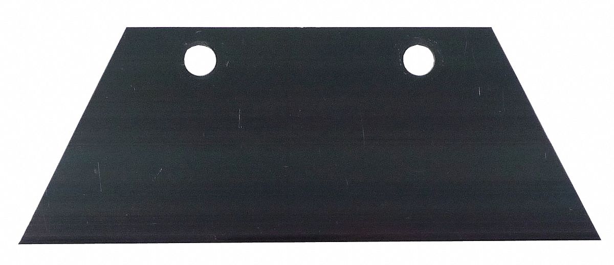 REPLACEMENT SCRAPER BLADE, CARBON STEEL, 1 9/16 IN L X 4 IN W X 25/32 IN H
