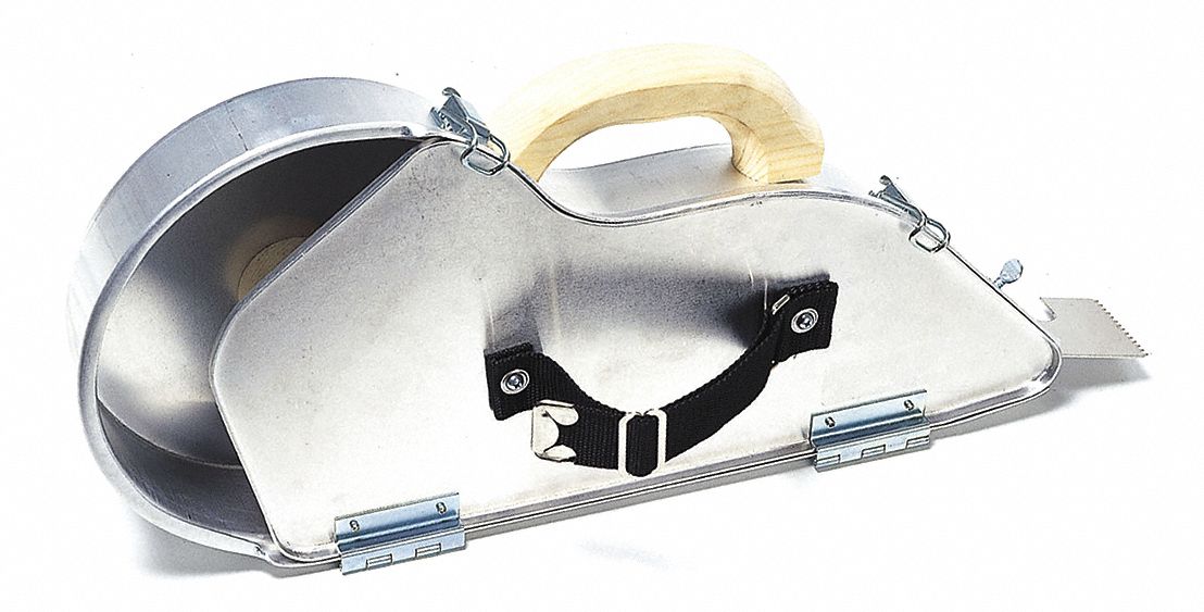 Drywall Taper: Blade Adj. Adj, Blade Mat. Steel, 2 1/4 in Blade Wd, 1 L Compound Capacity