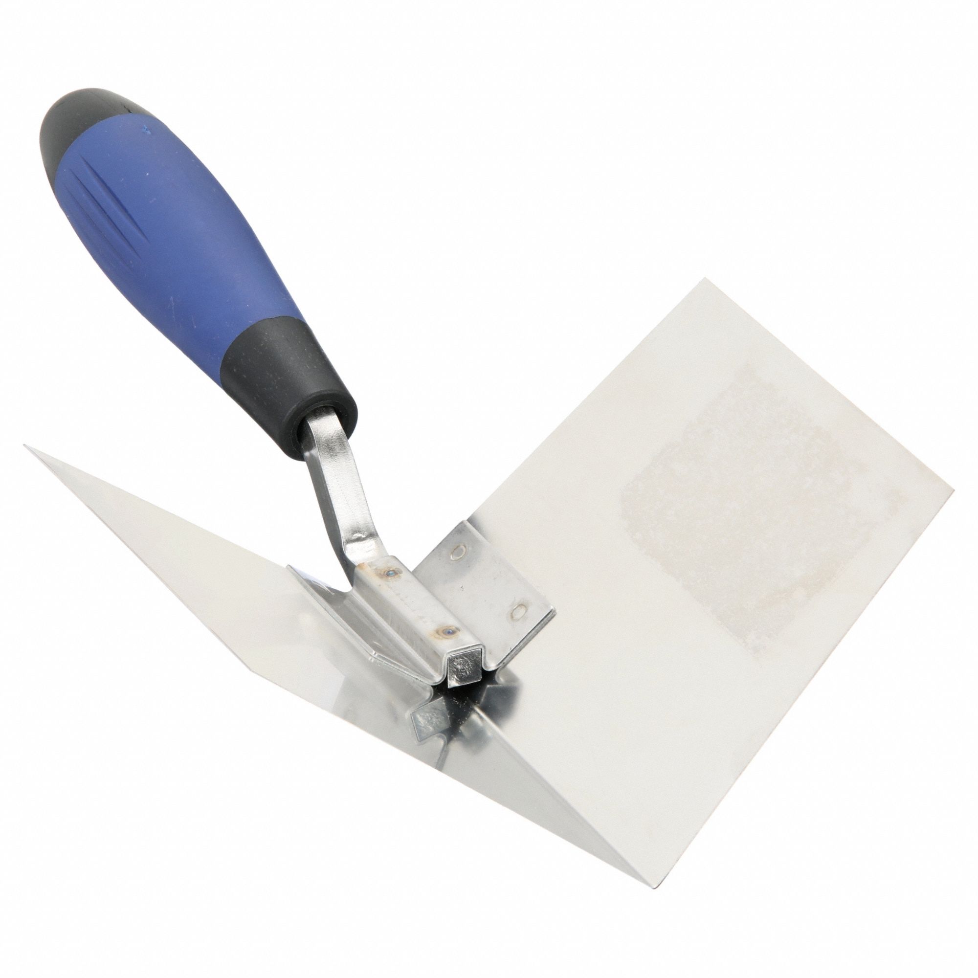 INSIDE CORNER TROWEL, STAINLESS STEEL BLADE, 4 IN BLADE W, 5 IN BLADE L