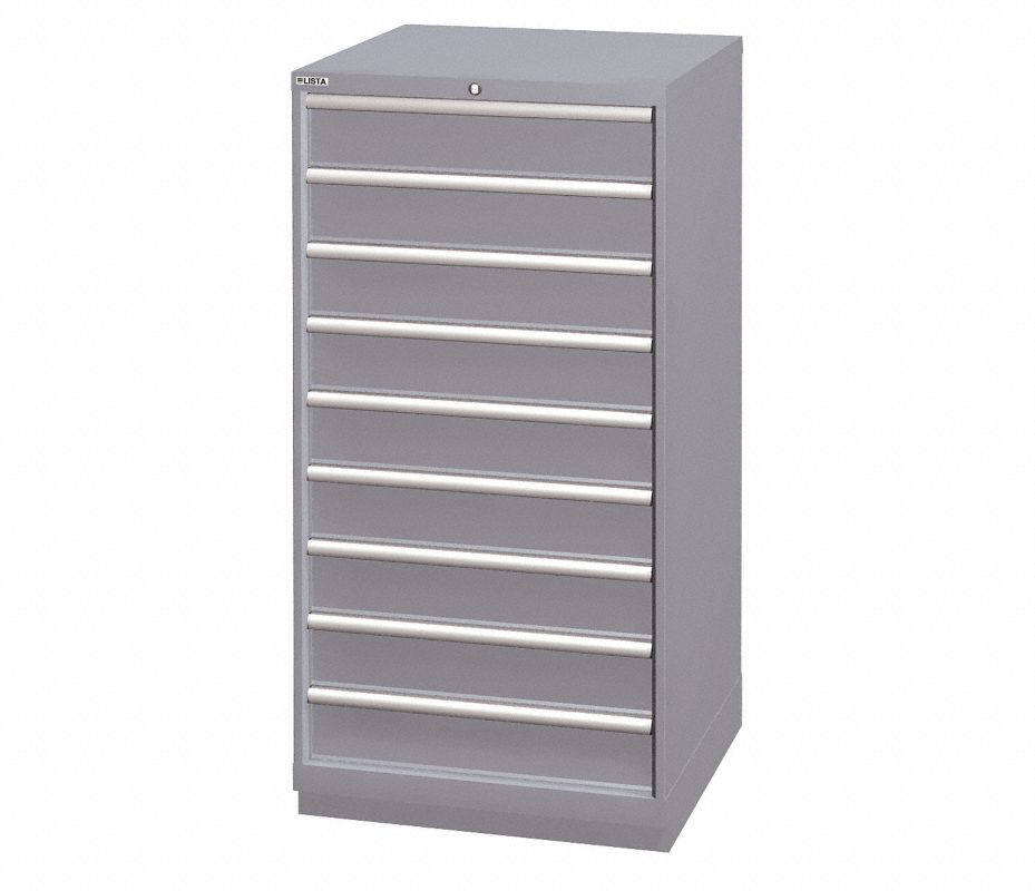 LISTA Gabinete Modular con Cajones, Fijo, 59-1/2" Alto, 28-1/4" Ancho