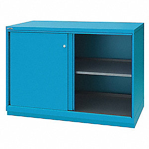 LISTA Base Cabinet, Sliding Doors, 56-1/2"W x 28-1/2"D x 