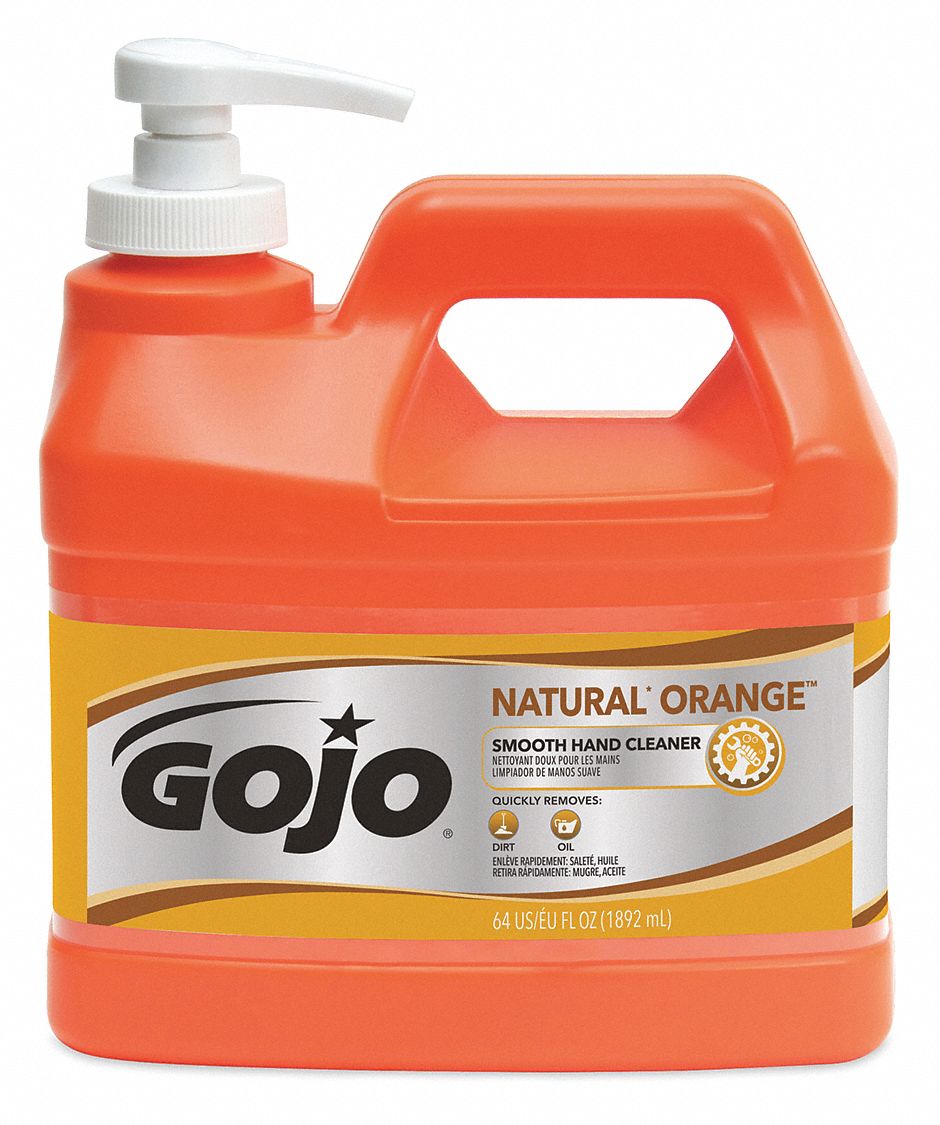 Hand Soap: 0.5 gal Size, Natural Orange, Biodegradable, Citrus