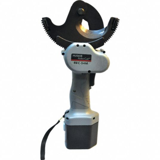 HUSKIE TOOLS, 1500 MCM Aluminum/1590 MCM ACSR/750 MCM Copper, Inline, Cordless Cable Cutter