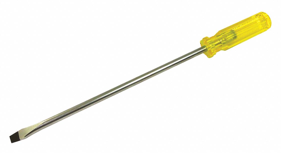TOURNEVIS LAME PLATE 12PO LONG