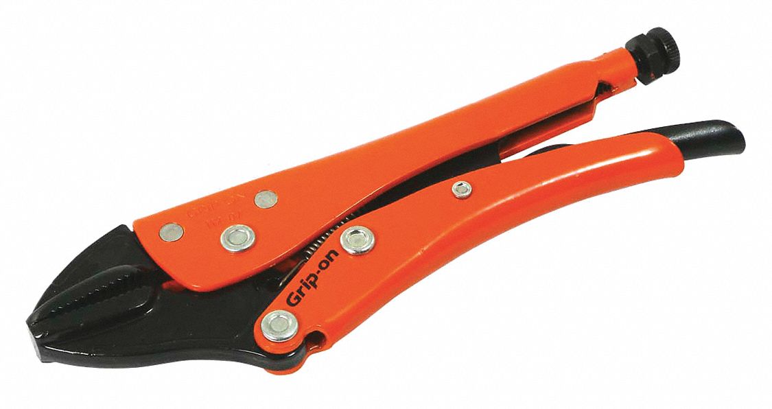 STRAIGHT JAW PLIER SETS, 7 IN JAW CAP, STEEL