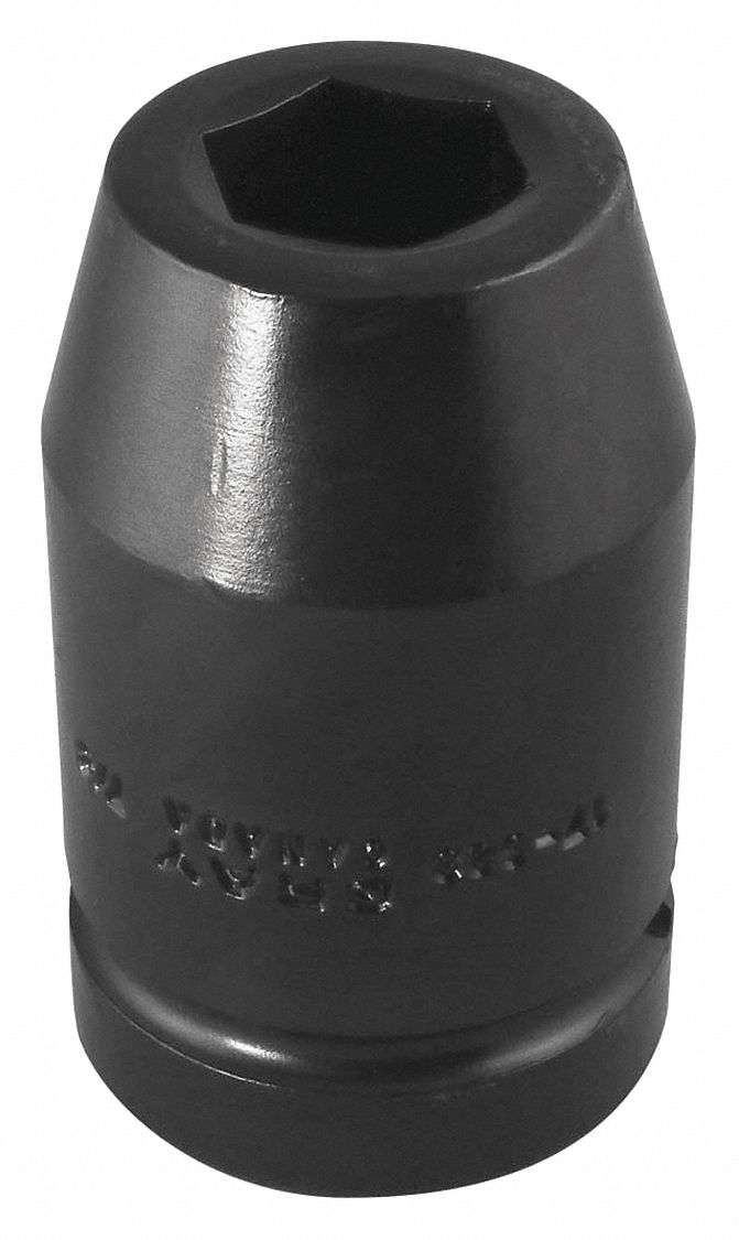 IMPACT SOCKET, 6 POINT, DEEP SOCKET, 1 IN DRIVE, 7/8 IN