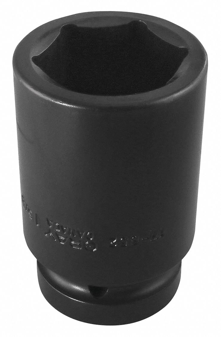 IMPACT SOCKET, 1IN DR, 1-5/8IN, 6PT