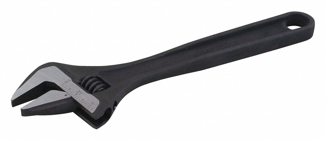 WRENCH ADJUSTABLE BLACK OXIDE 12IN