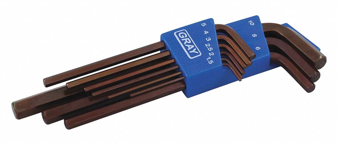 HEX KEY SET METRIC S2 XL 9PC